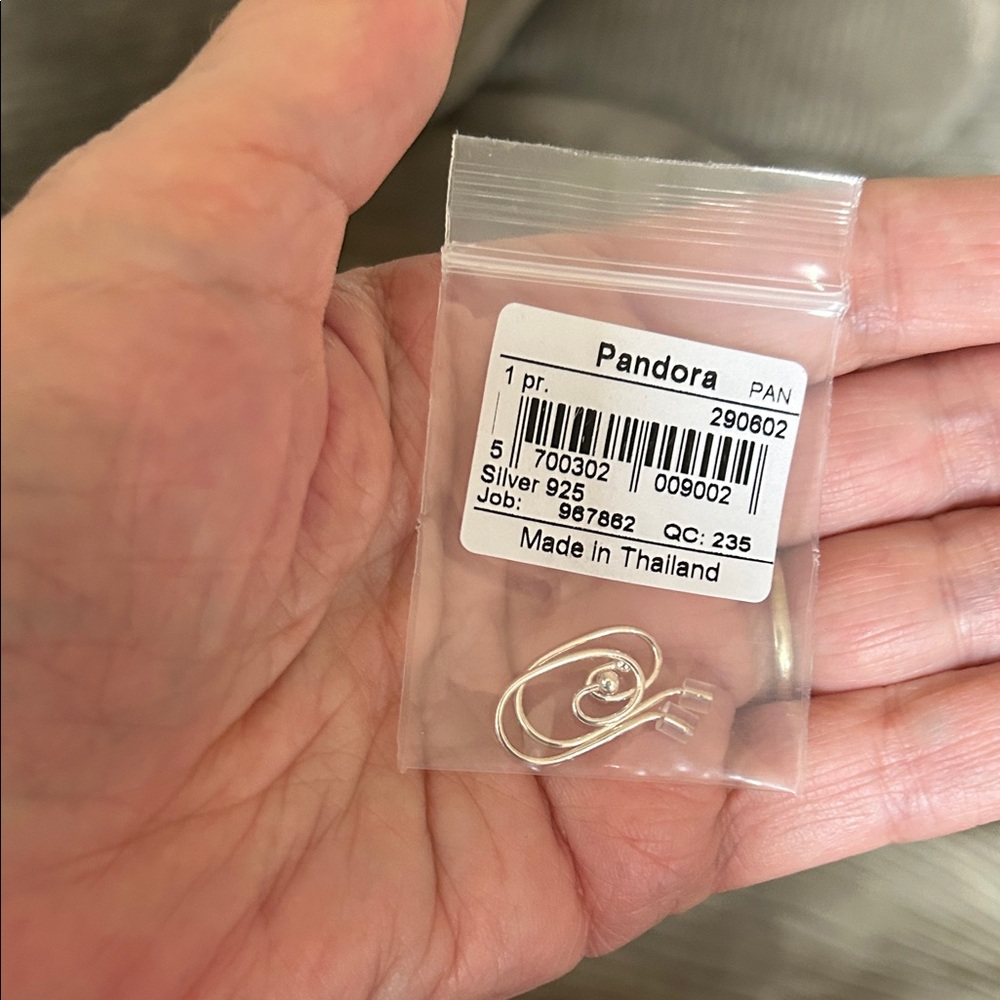 Pandora Sterling Silver Earwires